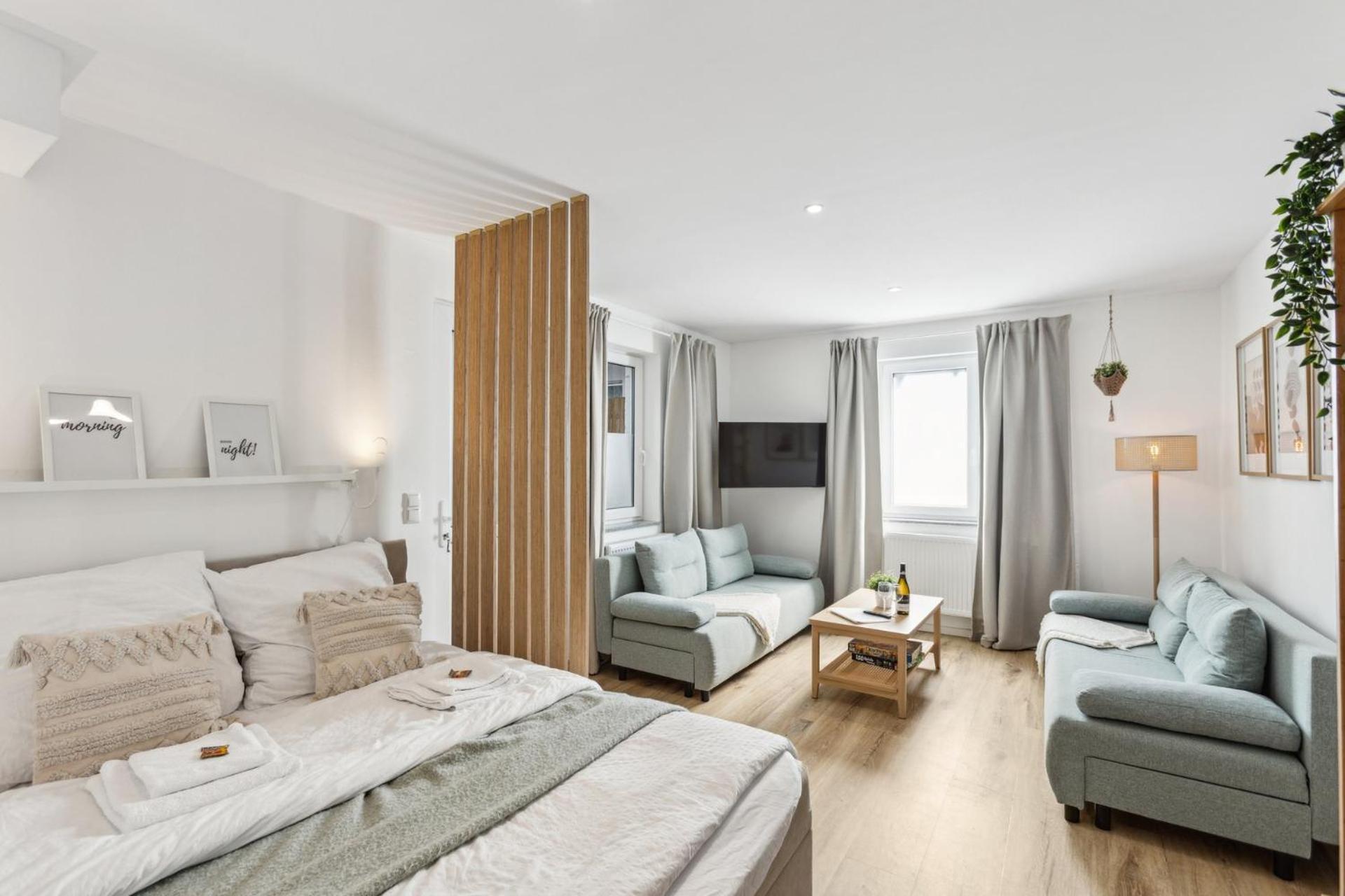 Apartment Gemuetliches 2 Ambient Mit Queensize-bett , Etagenbett& Schlafsofa In Alsternaehe